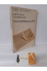 QUÉ HA DICHO VERDADERAMENTE SCHOPENHAUER
