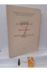 SIETE CONFERENCIAS EN LA BIBLIOTECA DE MENNDEZ PELAYO