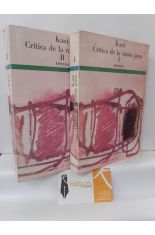 CRÍTICA DE LA RAZÓN PURA (2 TOMOS)