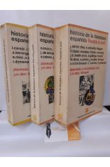 HISTORIA DE LA LITERATURA ESPAOLA . 3 TOMOS