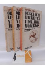 ORIGEN DE LA LITERATURA Y EL ARTE MODERNO (3 TOMOS)