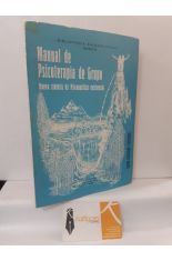MANUAL DE PSICOTERAPIA DE GRUPO. NUEVA SNTESIS DE PSICOANLISIS EXISTENCIAL