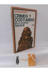 CRIMEN Y COSTUMBRE EN LA SOCIEDAD SALVAJE