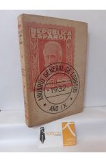 ANUARIO GENERAL DE CORREOS AO IX. 1932