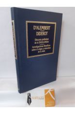 DISCURSO PRELIMINAR DE LA ENCICLOPEDIA - INVESTIGACIONES FILOSFICAS SOBRE EL ORIGEN Y NATURALEZA DE LO BELLO