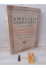 ANLISIS GRAMATICAL. CURSO SUPERIOR DE GRAMTICA ESPAOLA