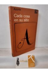 CADA COSA EN SU SITIO
