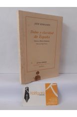 DOLOR Y CLARIDAD DE ESPA�A. CARTAS A MAR�A ZAMBRANO