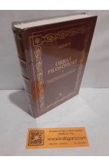 OBRAS FILOS�FICAS I: DEL SUPREMO BIEN Y DEL SUPREMO MAL - SOBRE LA NATURALEZA DE LOS DIOSES