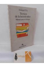 T�CNICA DE LA LECTURA VELOZ, MANUAL PARA EL DOCENTE
