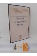 LA EXPERIENCIA INTERIOR - M�TODO DE MEDITACI�N - POSTCRIPTUM 1953