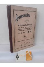FERROCARRILES. CONTESTACIONES ADAPTADAS AL PROGRAMA OFICIAL DE EXAMEN PARA CATEGOR�A DE FACTOR
