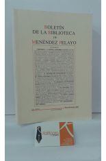 BOLETN DE LA BIBLIOTECA DE MENNDEZ PELAYO. AO LXXVI. ENERO-DICIEMBRE 2000
