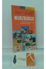 WURZBURGO. GUA TURSTICA CON UN MAPA EN COLOR DE LA CIUDAD