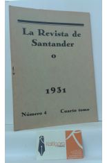 LA REVISTA DE SANTANDER 1931. NÚMERO 4. CUARTO TOMO
