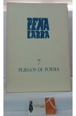 PEA LABRA. PLIEGOS DE POESA 7