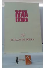 PEA LABRA. PLIEGOS DE POESA 59