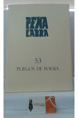 PEA LABRA. PLIEGOS DE POESA 53
