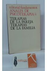 ANALES DE PSICOTERAPIA 4. TERAPIAS DE LA PAREJA, TERAPIAS DE LA FAMILIA