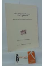 ALGUNAS OBRAS SOBRE TOROS EN LA BIBLIOTECA DE MENNDEZ PELAYO. DE RE BIBLIOGRAPHICA, MENNDEZ PELAYO Y SU BIBLIOTECA