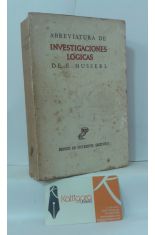 ABREVIATURA DE INVESTIGACIONES LÓGICAS DE E. HUSSERL