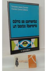 CÓMO SE COMENTA UN TEXTO LITERARIO