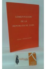 CONSTITUCIÓN DE LA REPÚBLICA DE CUBA. TESIS Y RESOLUCIÓN