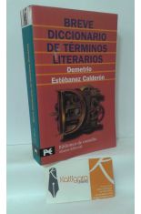 BREVE DICCIONARIO DE TÉRMINOS LITERARIOS