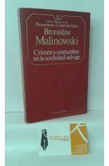CRIMEN Y COSTUMBRE EN LA SOCIEDAD SALVAJE